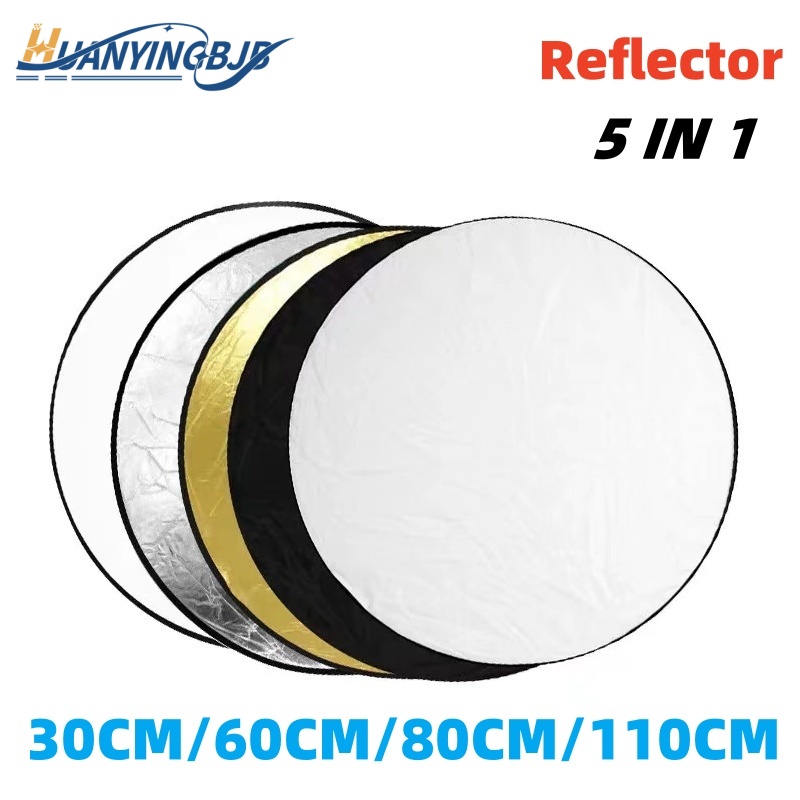 Photography Lighting Reflectors - HUANYINGBJB Portable 5 in 1 Photography