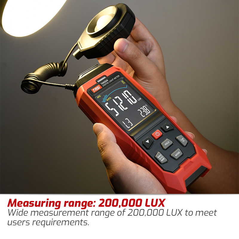 Photography Lighting Meter - Lux/Fc Photometer Environmental Tester Camping Detachable