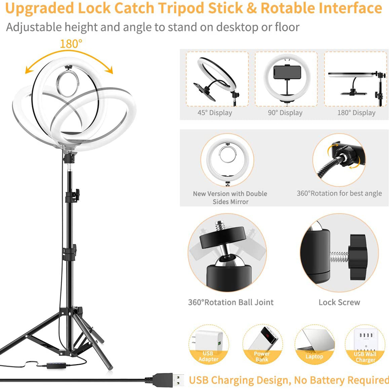 16/26/33cm Selfie Ring Light P - Photography Lighting Set Up recension och pris