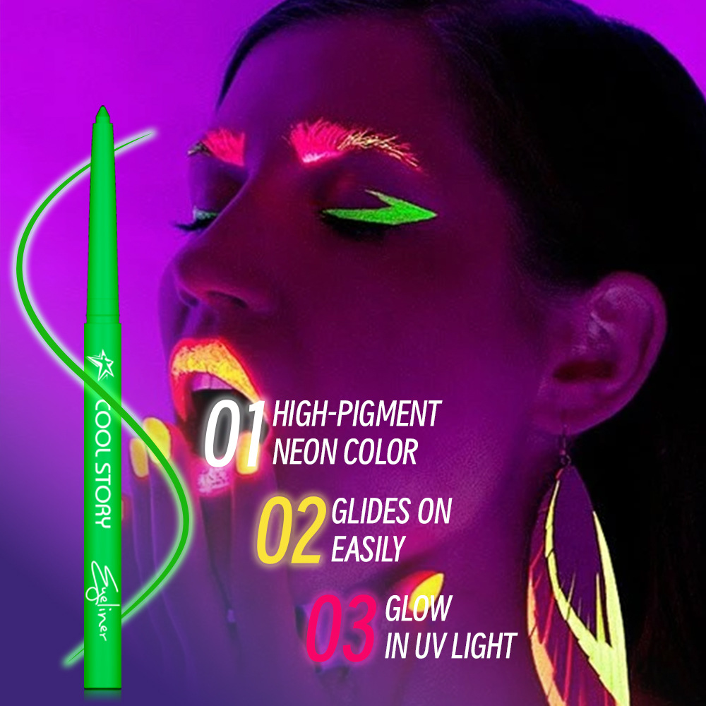 12 colours fluorescent eyeline - Coloured Gel Set recension och pris