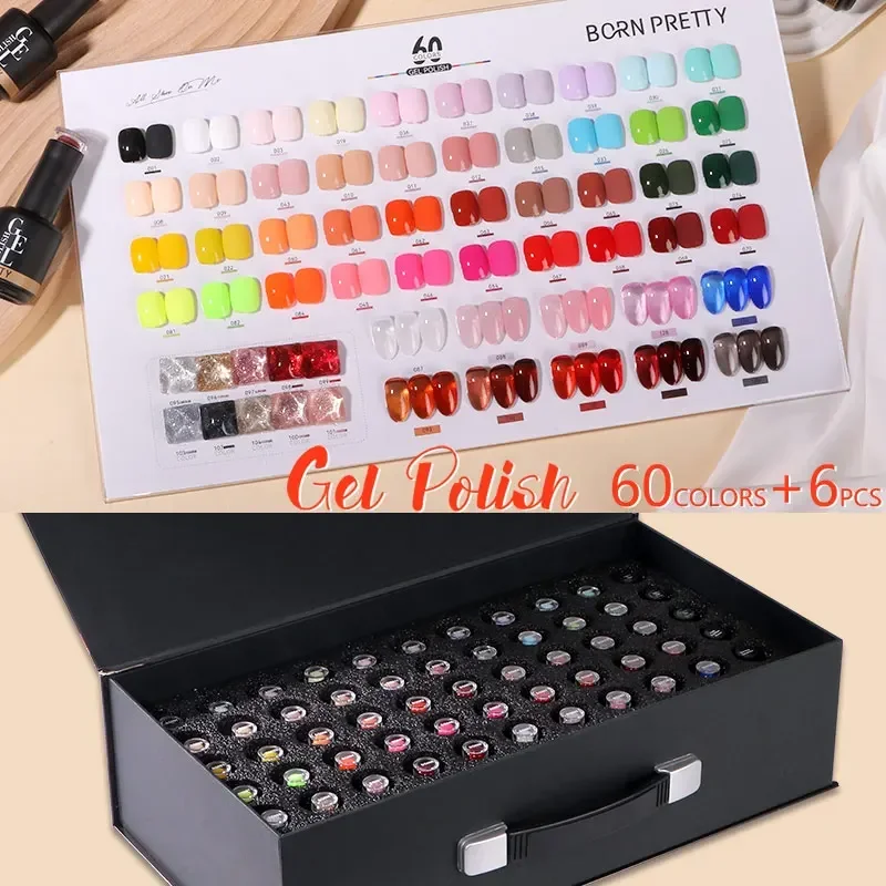 BORN PRETTY 60 Colour Professi - Coloured Gel Set recension och pris