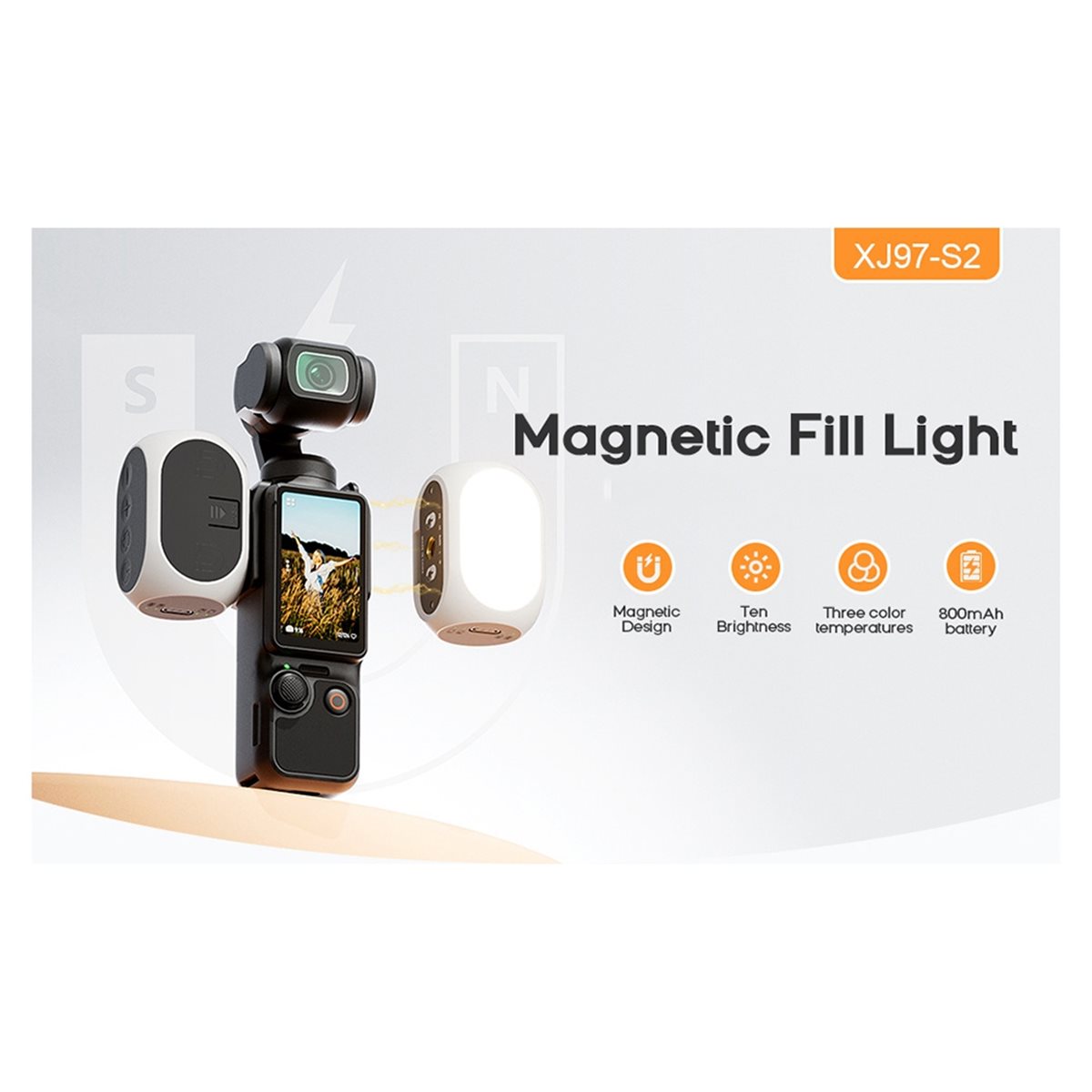 A48U For Pocket 3 Fill Light f - Photography Lighting Composition recension och pris