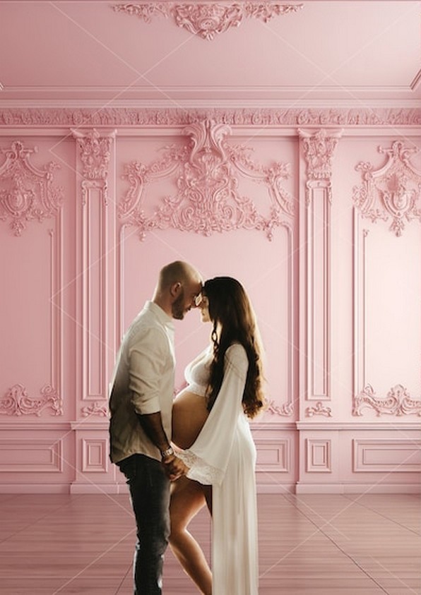 Pink Maternity Paneled Room Co - Photography Lighting Composition recension och pris