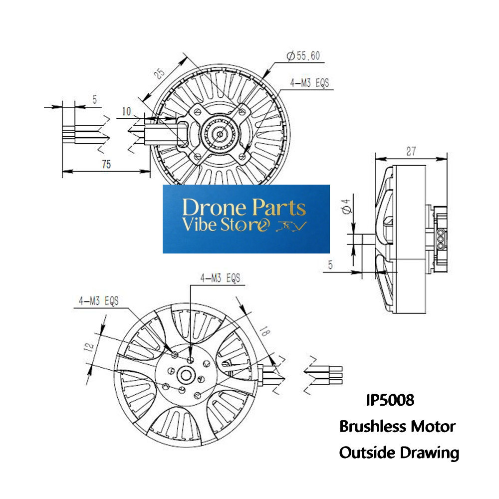 DParts1IP5008 KV370 Brushless  - Photography Lighting Composition recension och pris